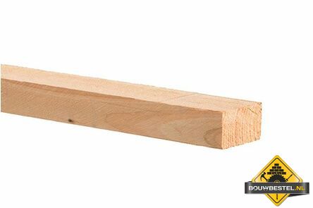 Douglas hout gedroogd ruw 45x75 mm 300 cm PEFC