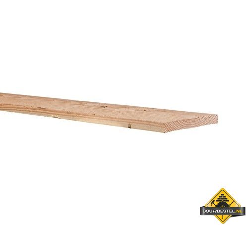 Douglas Planken Gedroogd Geschaafd 22x150x5000mm (netto 18x140mm)