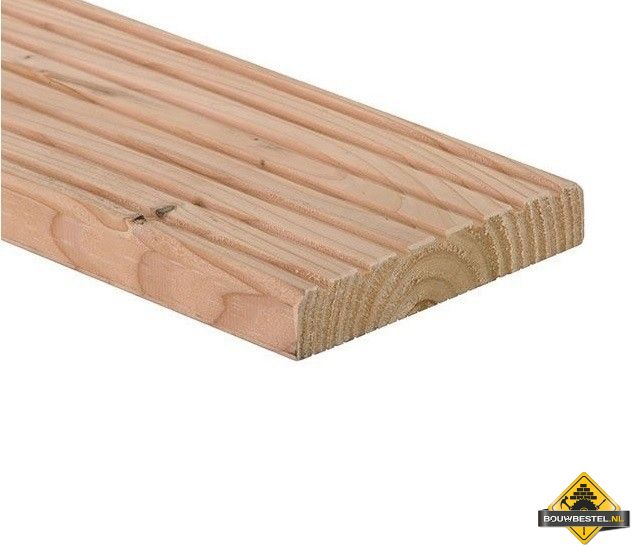 Douglas Vlonderplanken Gedroogd Geschaafd Geprofileerd 28x145x4000mm