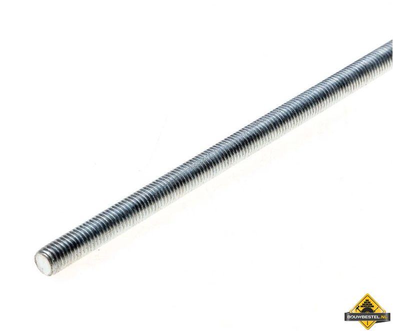 Draadeind Staal Verzinkt 4.8 M8x1000mm