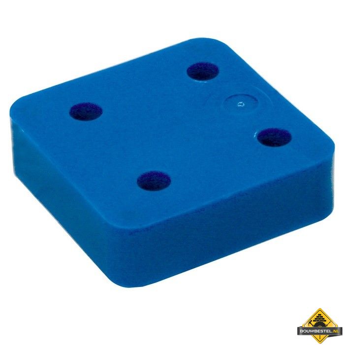 GB Drukplaatjes / Stelplaatjes Blauw Zonder Sleuf 70X70X20 - 48 stuks