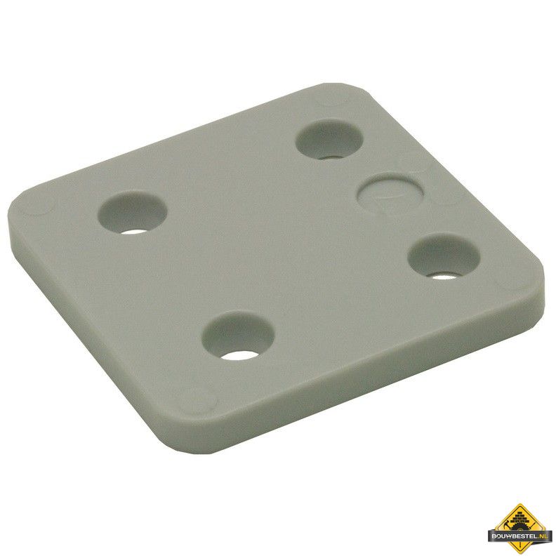 GB Drukplaatjes / Stelplaatjes Grijs Zonder Sleuf 70X70X7 - 48 stuks