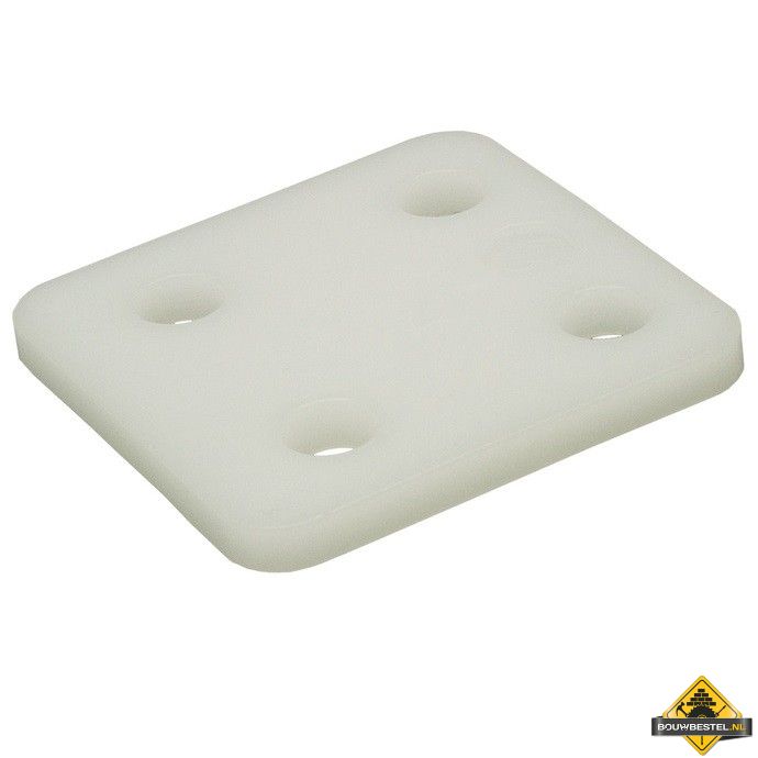 GB Drukplaatjes / Stelplaatjes Transp. Zonder Sleuf 70X70X6 - 48 stuks