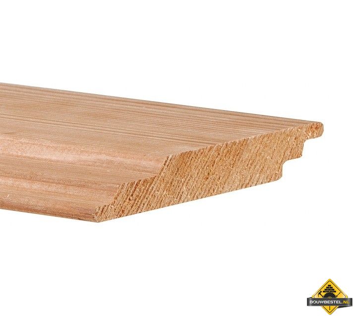 Western Red Cedar Dubbel Halfhouts Rabat R18 22x150x3650mm