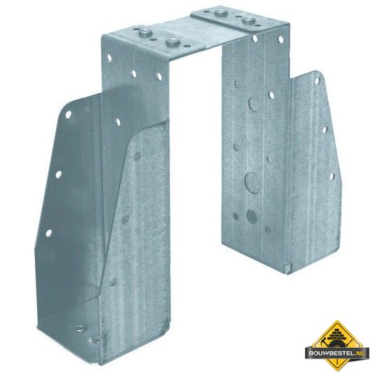 Balkdrager Gbs-Dubbel 71X221mm Gewenste balkdikte doorgeven (ca. 1 wk levertijd ) Verzinkt - per stuk