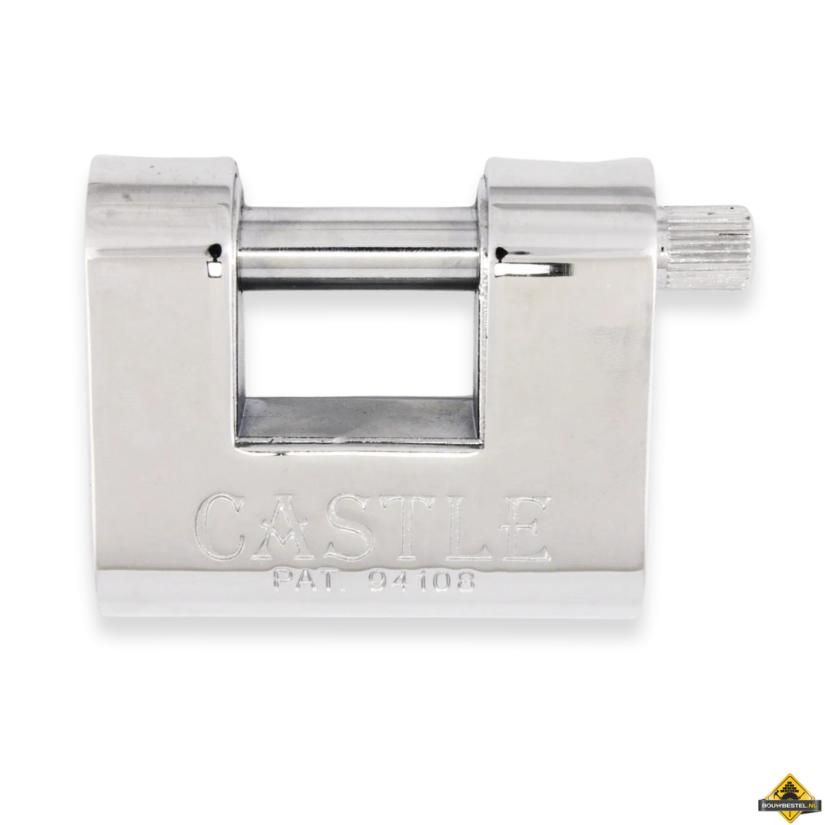 Castle RVS pantserblokslot gelijksluitend - 84 x 71 x 29 mm