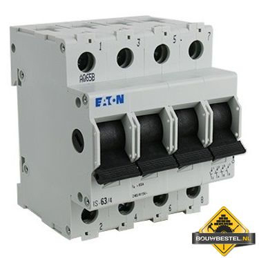 Eaton hoofdschakelaar 63A - 4 Polig