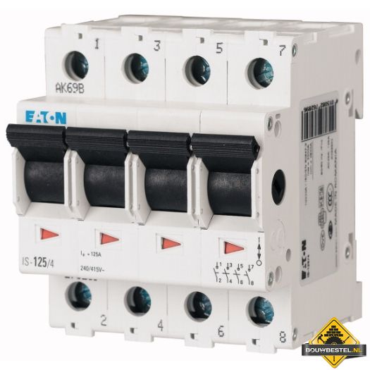 EATON hoofdschakelaar 40 A, 4-polig