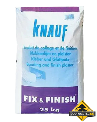 Knauf Fix & Finish Gipsmortel (25kg)
