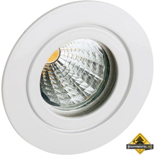 Edelstaal-inbouwspot Deluna-V4A IP 55 vastwit