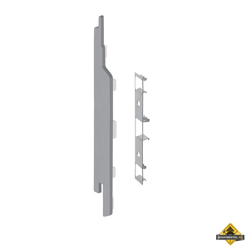 Eindkap connector links voor Keralit sponningdeel 143mm (5 stuks) Grijs - Classic (bestelnr. 2860)