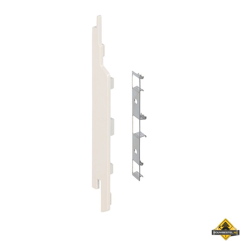 Eindkap connector links voor Keralit sponningdeel 143mm (5 stuks) Sandcream - Pure (bestelnr. 2860)