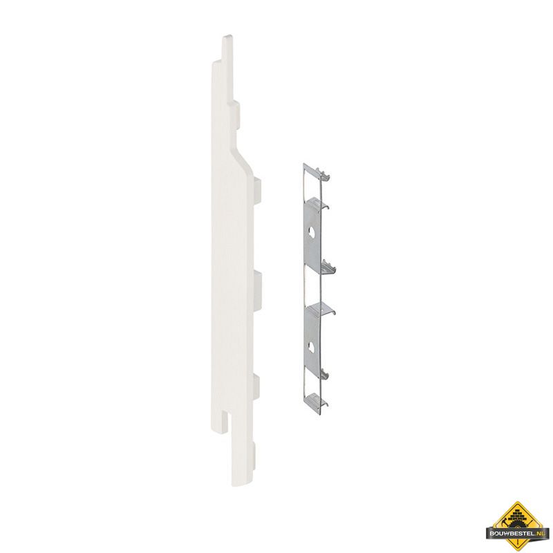 Eindkap connector links voor Keralit sponningdeel 143mm (5 stuks) Wit - Classic (bestelnr. 2860)