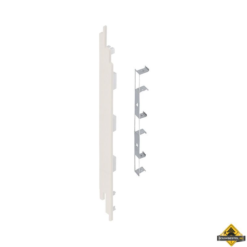 Eindkap connector links voor Keralit sponningdeel 190mm (5 stuks) Snowwhite - Pure (bestelnr. 2884)