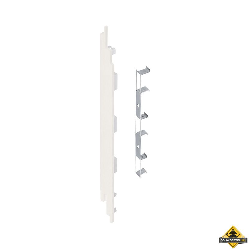 Eindkap connector links voor Keralit sponningdeel 190mm (5 stuks) Wit - Classic (bestelnr. 2884)