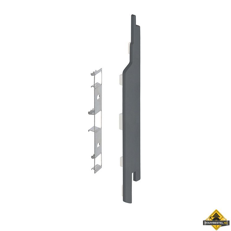 Eindkap connector rechts voor Keralit sponningdeel 143mm (5 stuks) Dustgrey - Pure (bestelnr. 2865)