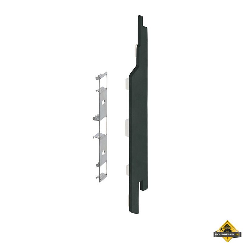 Eindkap connector rechts voor Keralit sponningdeel 143mm (5 stuks) Timbergreen - Pure (bestelnr. 2865)