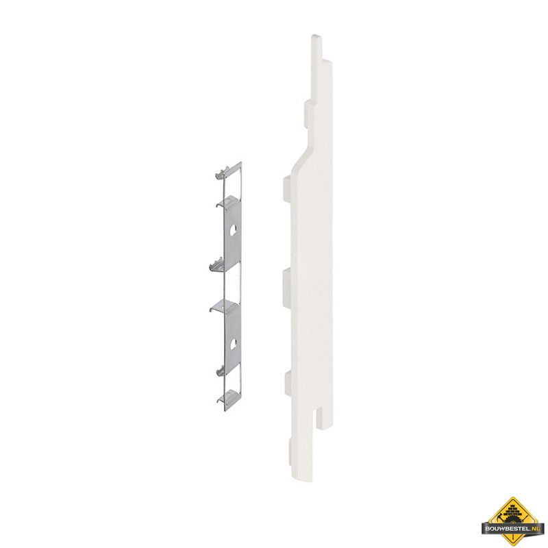 Eindkap connector rechts voor Keralit sponningdeel 143mm (5 stuks) Wit - Classic (bestelnr. 2865)