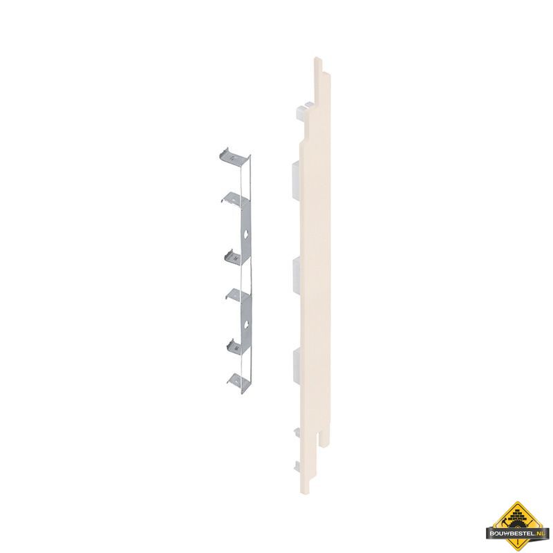 Eindkap connector rechts voor Keralit sponningdeel 190mm (5 stuks) Sandcream - Pure (bestelnr. 2885)