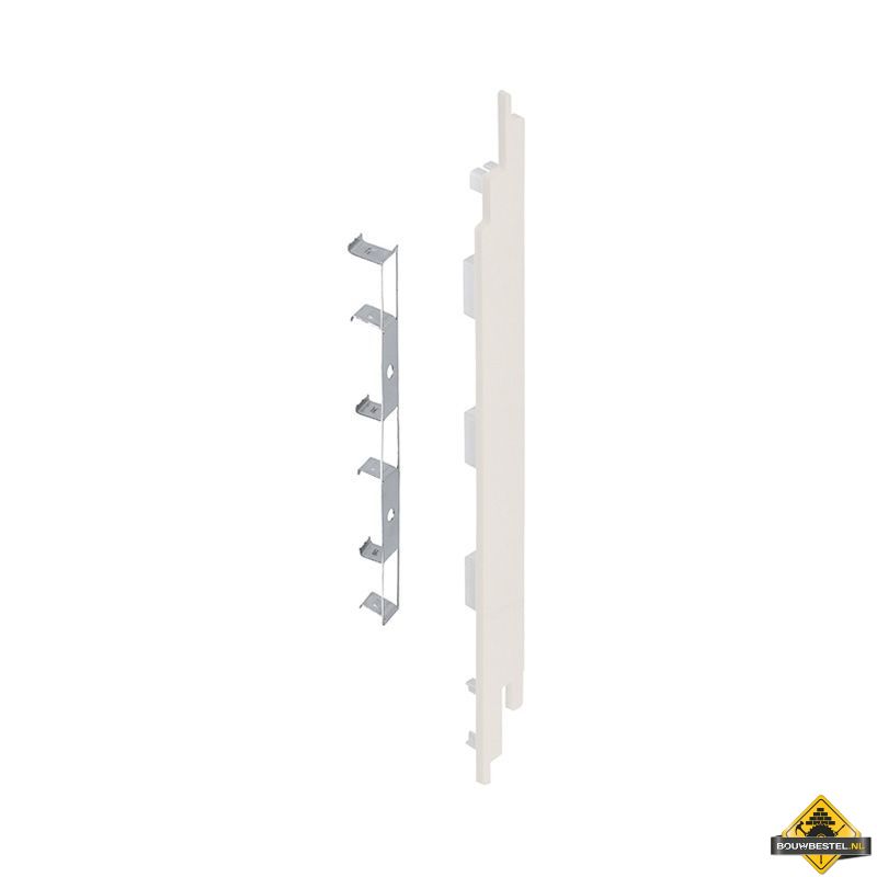 Eindkap connector rechts voor Keralit sponningdeel 190mm (5 stuks) Snowwhite - Pure (bestelnr. 2885)