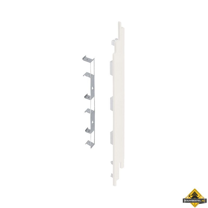 Eindkap connector rechts voor Keralit sponningdeel 190mm (5 stuks) Wit - Classic (bestelnr. 2885)