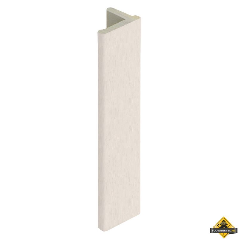 Eindprofiel 10mm voor Keralit dakrand Crème - Classic (bestelnr. 2836)