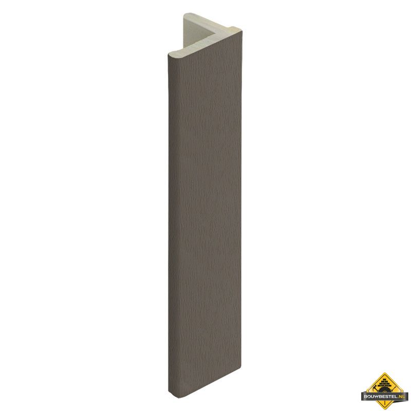 Eindprofiel 10mm voor Keralit dakrand Monumentengroen - Classic (bestelnr. 2836)