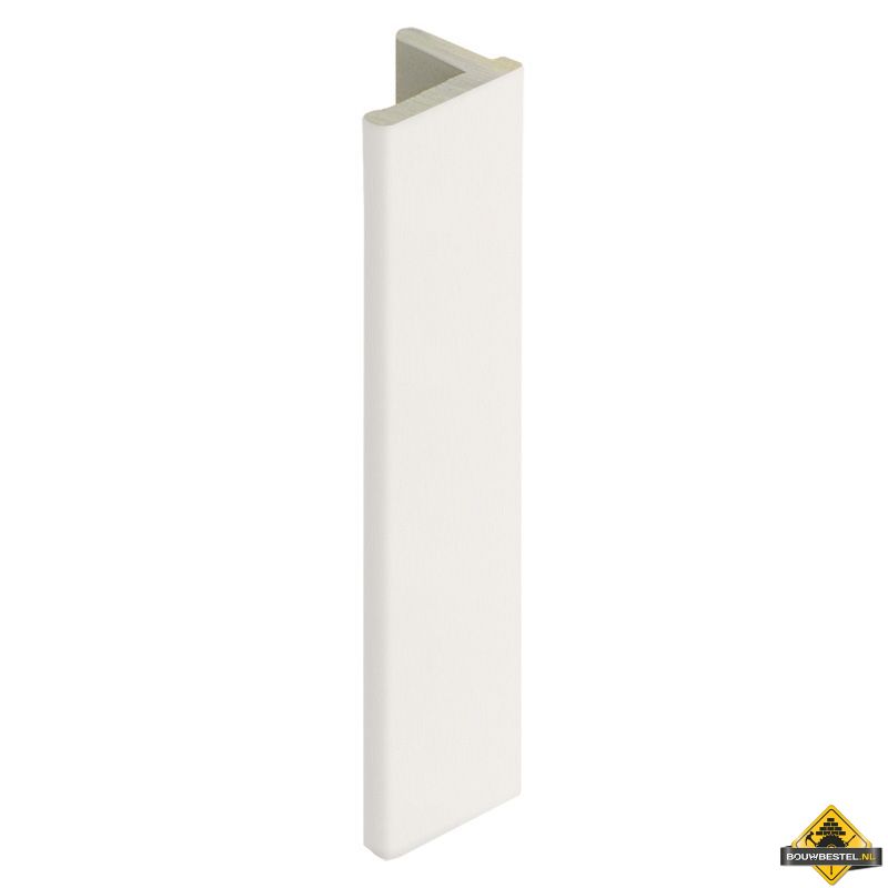 Eindprofiel 10mm voor Keralit dakrand Wit - Classic (bestelnr. 2836)