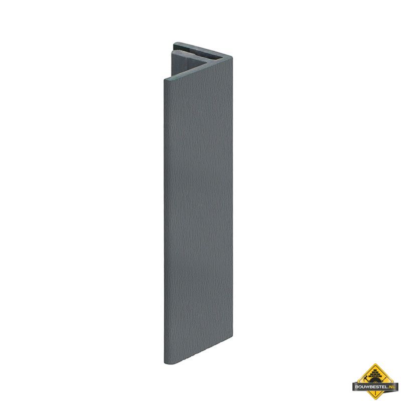 Eindprofiel 17mm Keralit Basaltgrijs - Classic (bestelnr. 2806)