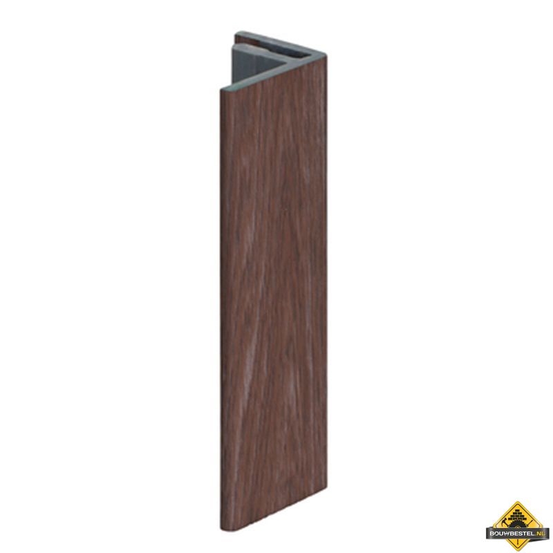 Eindprofiel 17mm Keralit Bruin eiken - Modern eiken (bestelnr. 2806)