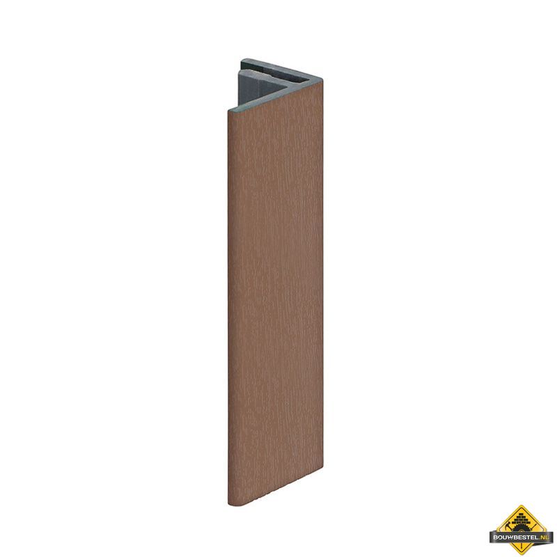 Eindprofiel 17mm Keralit Bruingrijs - Classic (bestelnr. 2806)