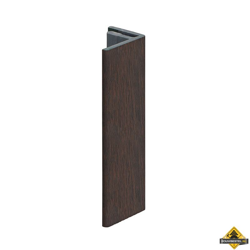 Eindprofiel 17mm Keralit Donker eiken - Classic (bestelnr. 2806)