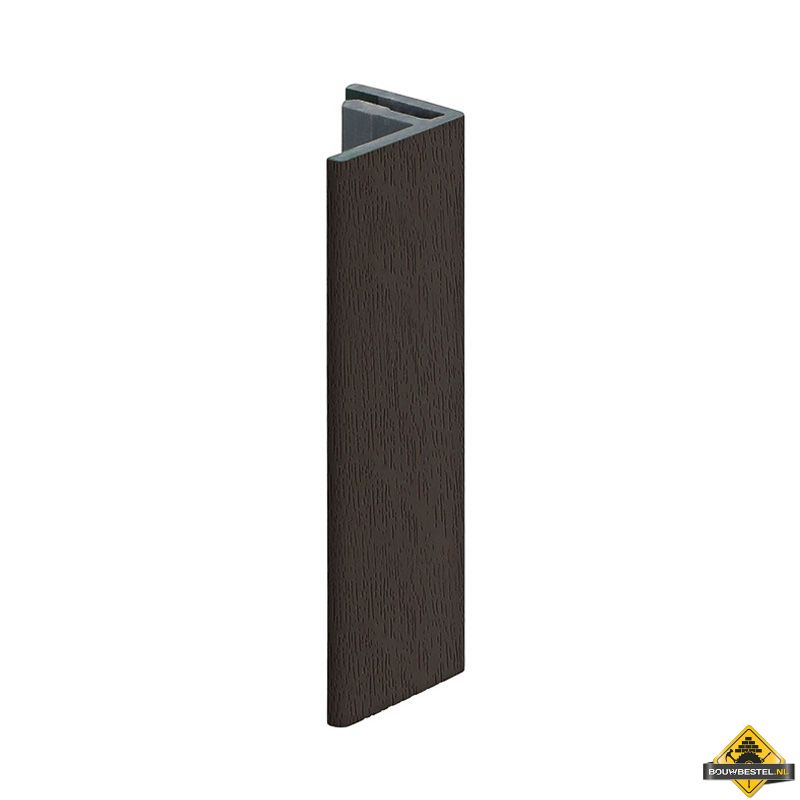 Eindprofiel 17mm Keralit Donkerbruin - Classic (bestelnr. 2806)