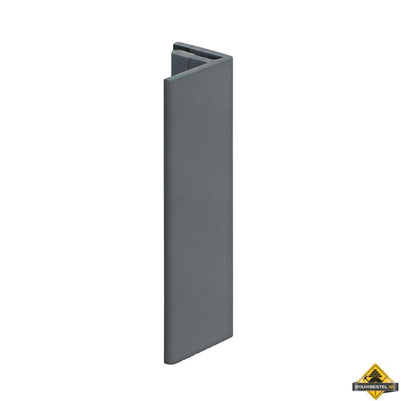 Eindprofiel 17mm Keralit Dustgrey - Pure (bestelnr. 2806)