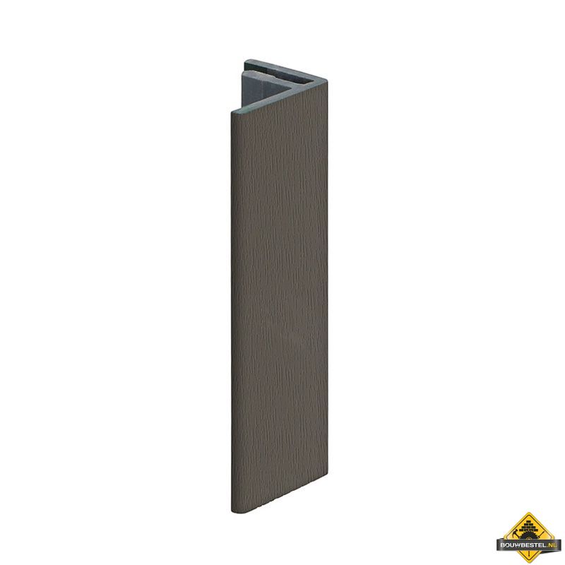 Eindprofiel 17mm Keralit Kwartsgrijs - Classic (bestelnr. 2806)