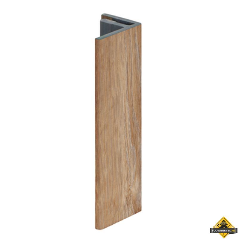 Eindprofiel 17mm Keralit Natuur eiken - Modern eiken (bestelnr. 2806)