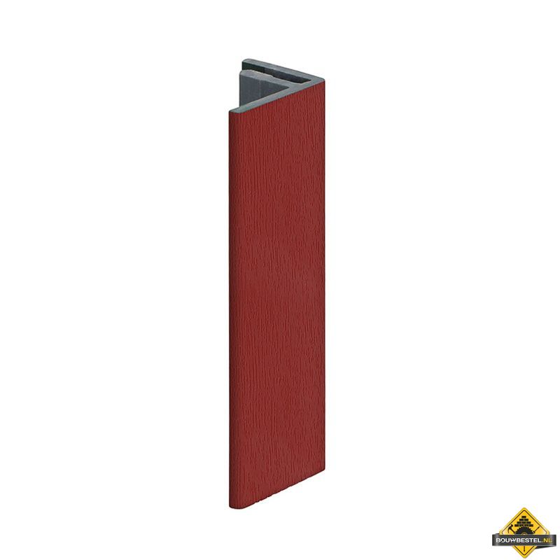 Eindprofiel 17mm Keralit Rood - Classic (bestelnr. 2806)