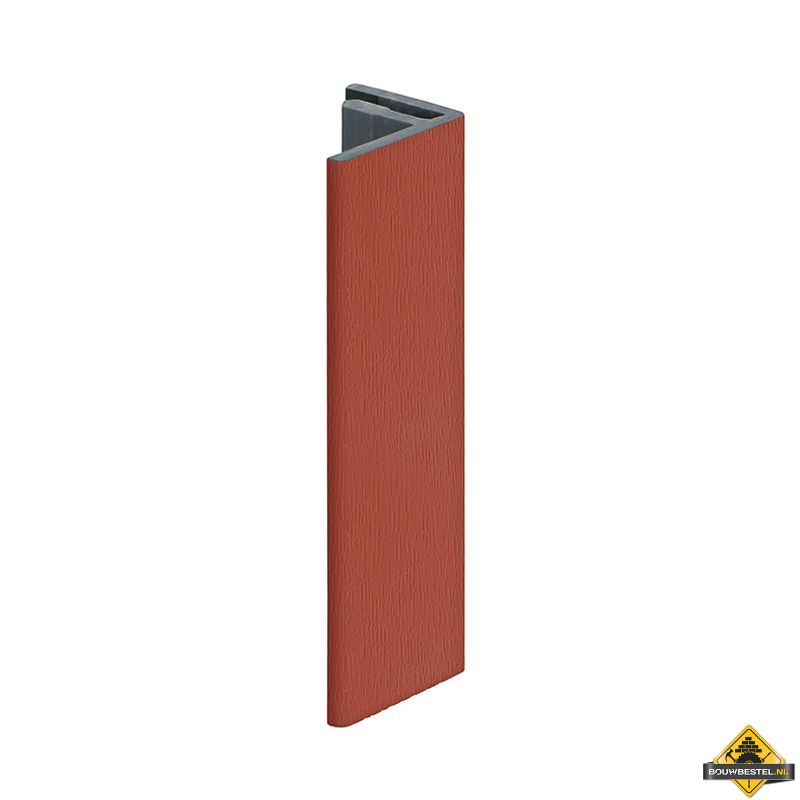 Eindprofiel 17mm Keralit Steenrood - Classic (bestelnr. 2806)