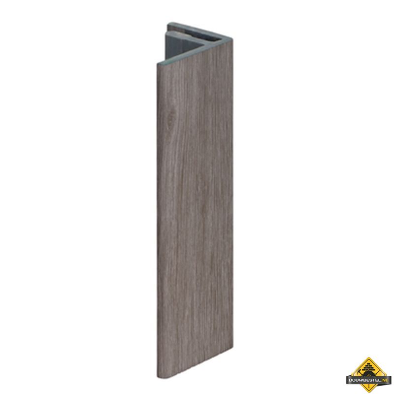 Eindprofiel 17mm Keralit Taupe eiken - Modern eiken (bestelnr. 2806)