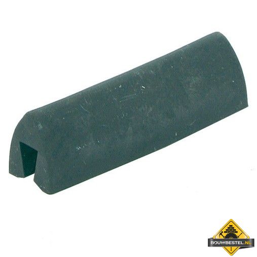 Elementrubber 68x20mm tbv 8mm Zwart Kunststof - 10 stuks