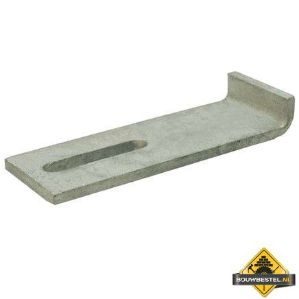 Elementverankering / Elementanker 25X170mmmm 60x6mm Sendzimir verzinkt - per stuk