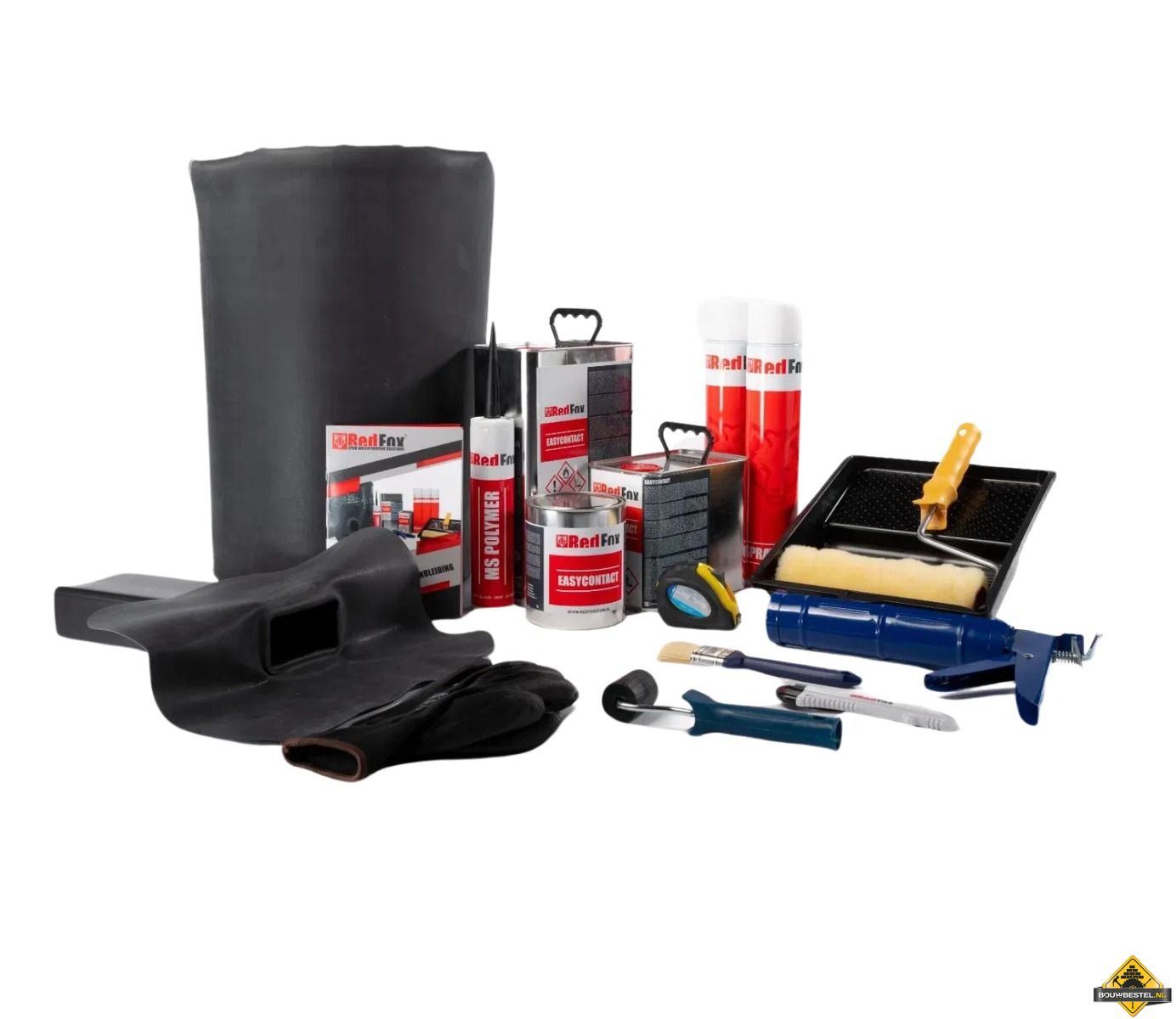 EPDM Compleet Pakket 2,44 x 4m = 9,76 m2 met stadsuitloop