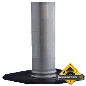 EPDM Hwa alu 30cm lang, 75mm zelfklevend manchet 15cm
