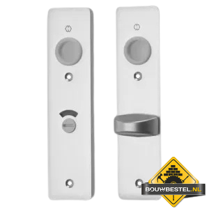 WC-schild 57-5 aluminium f1 doos 2 stuks
