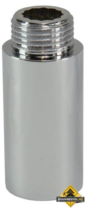Kraanverlenger 1/2 x 50 Chroom