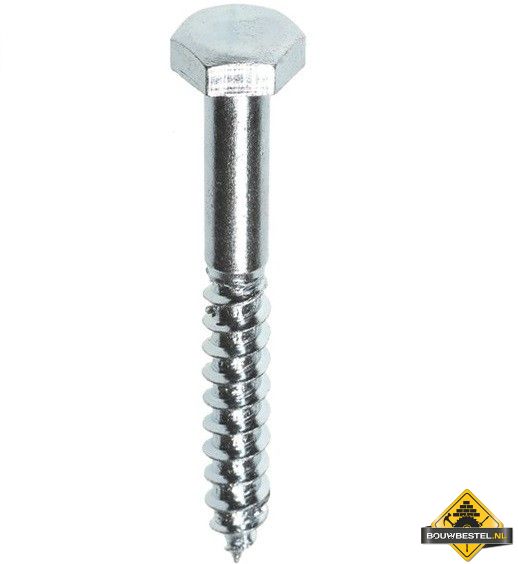Fis profi houtdraadbout verz 8x80mm ds 30st