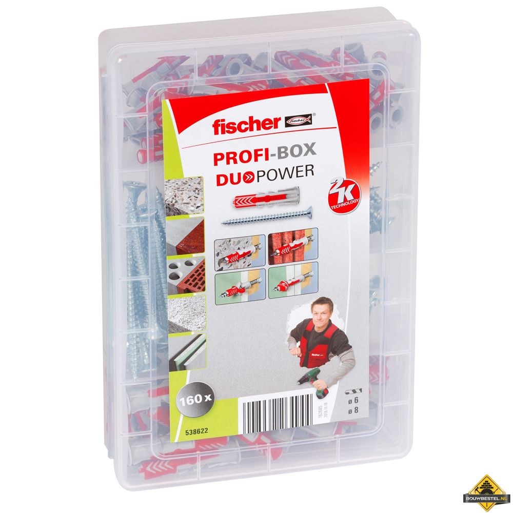 Fischer PROFI-BOX DUOPOWER + schroef - Assortimentbox