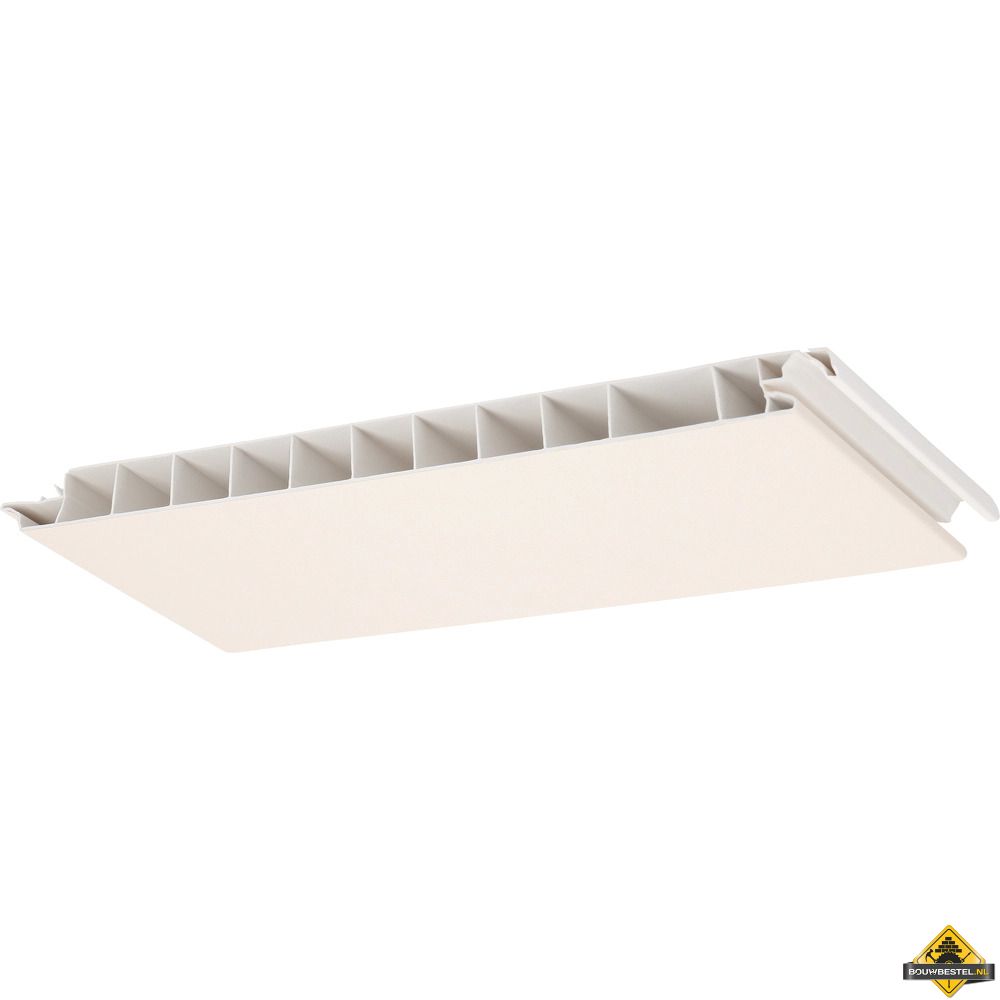 Florence buitenplafond paneel 250x16,5mm Crème 450 cm