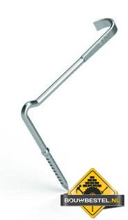 FOS panhaak 409001 65/48 RVS - 500 stuks