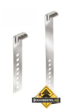 FOS panhaak 436f01 Tejas Borja Flat 10 incl. RVS schroef 50 mm – 200 stuks